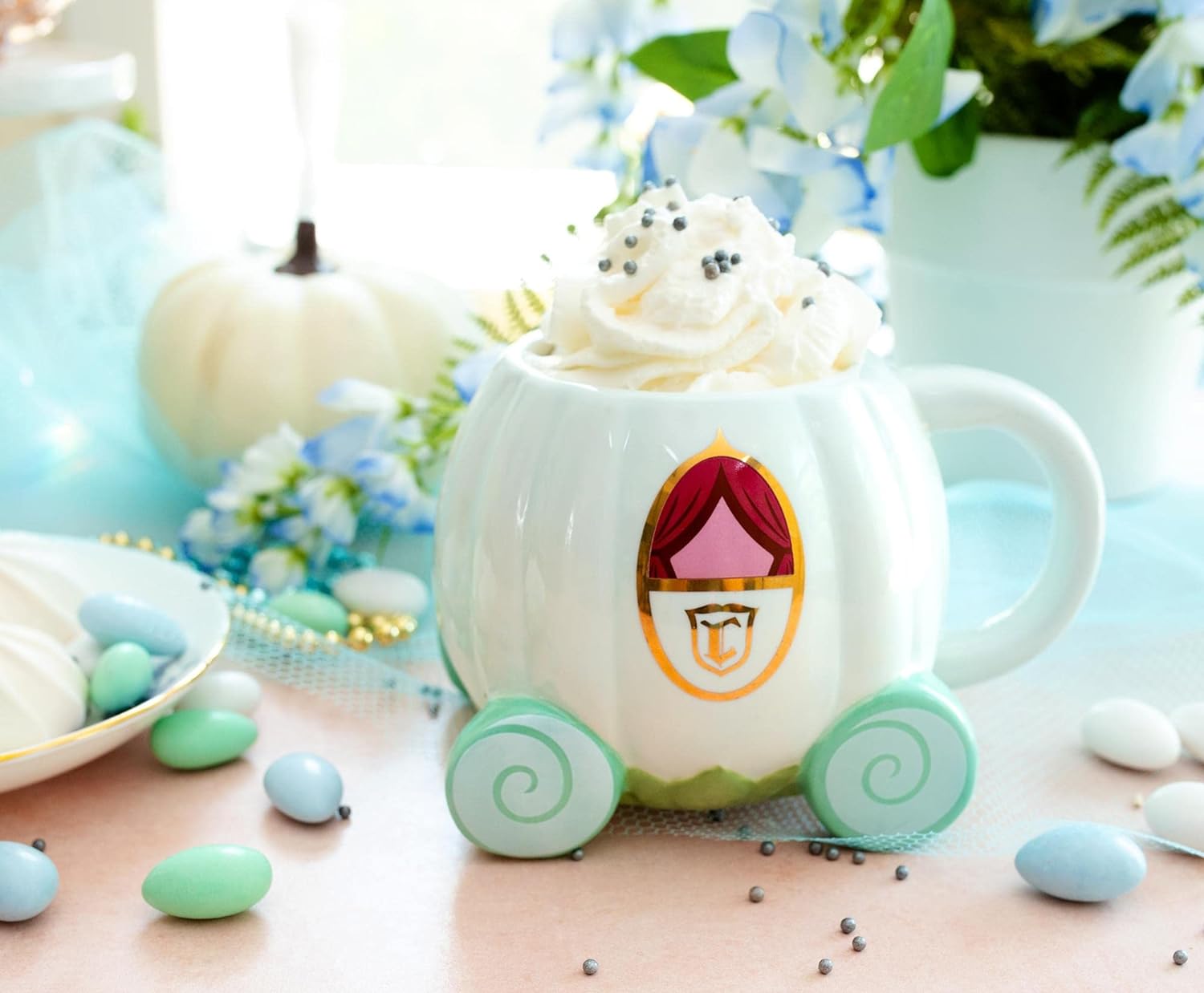Taza Cenicienta 3D carroza Ceramica Disney Princesas 591 ml
