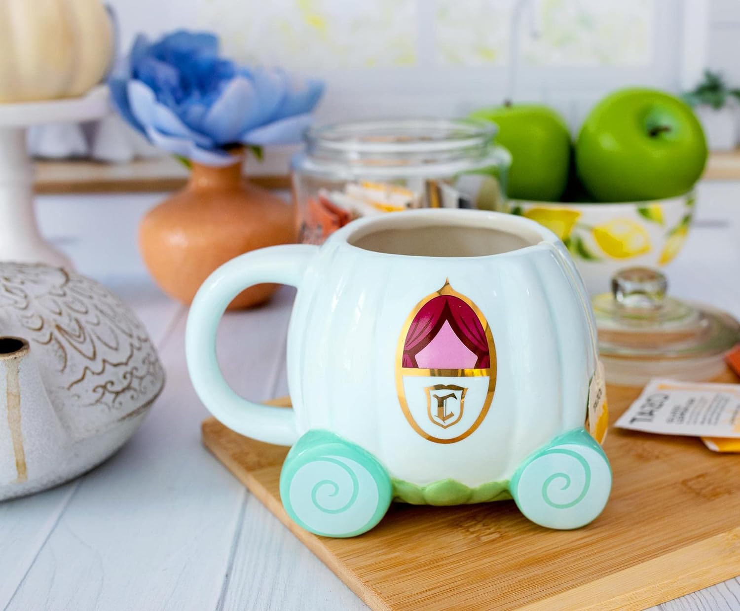 Taza Cenicienta 3D carroza Ceramica Disney Princesas 591 ml