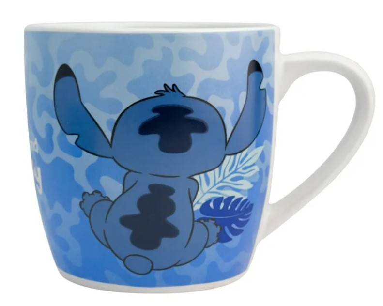 Stitch Set Desayuno Individual, Vajilla Porcelana 2 Piezas, Lilo & Stitch Tropical Disney con Caja de Regalo