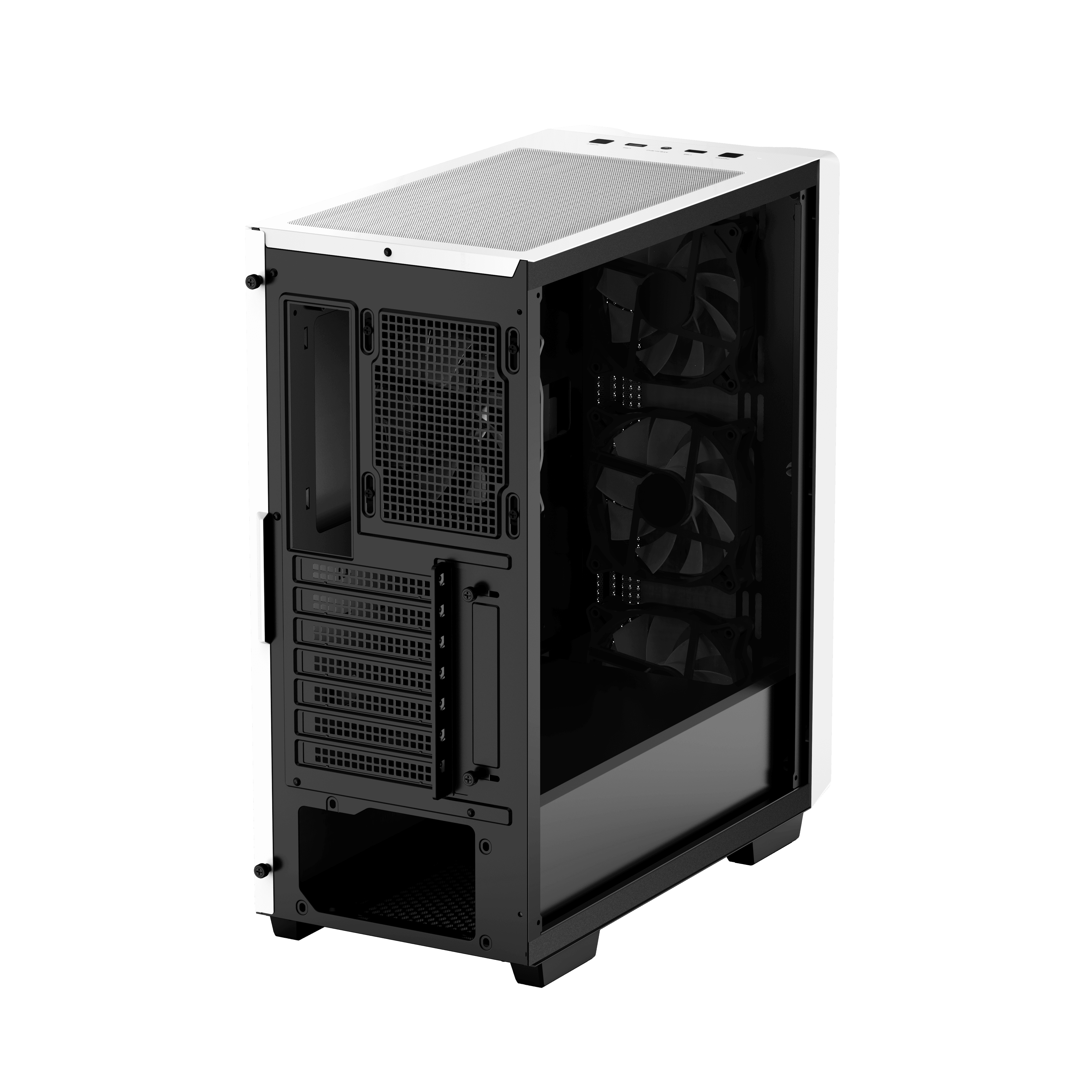 GABINETE DEEPCOOL CC560 V2 BLANCO ATX LED S/FUENTE CRISTAL R-CC560-WHGAA4-G-2