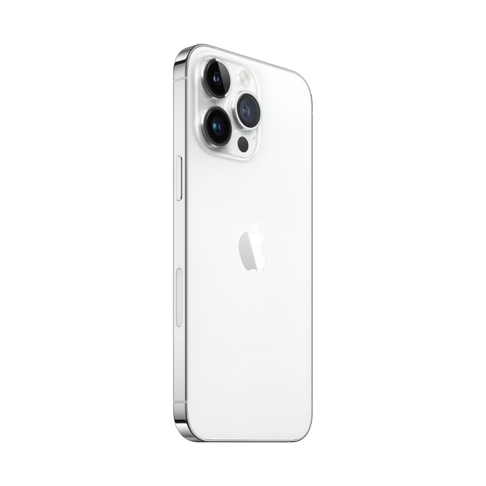 iPhone 14 Pro 128GB Plata E-SIM Reacondicionado Grado A + Base Cargador
