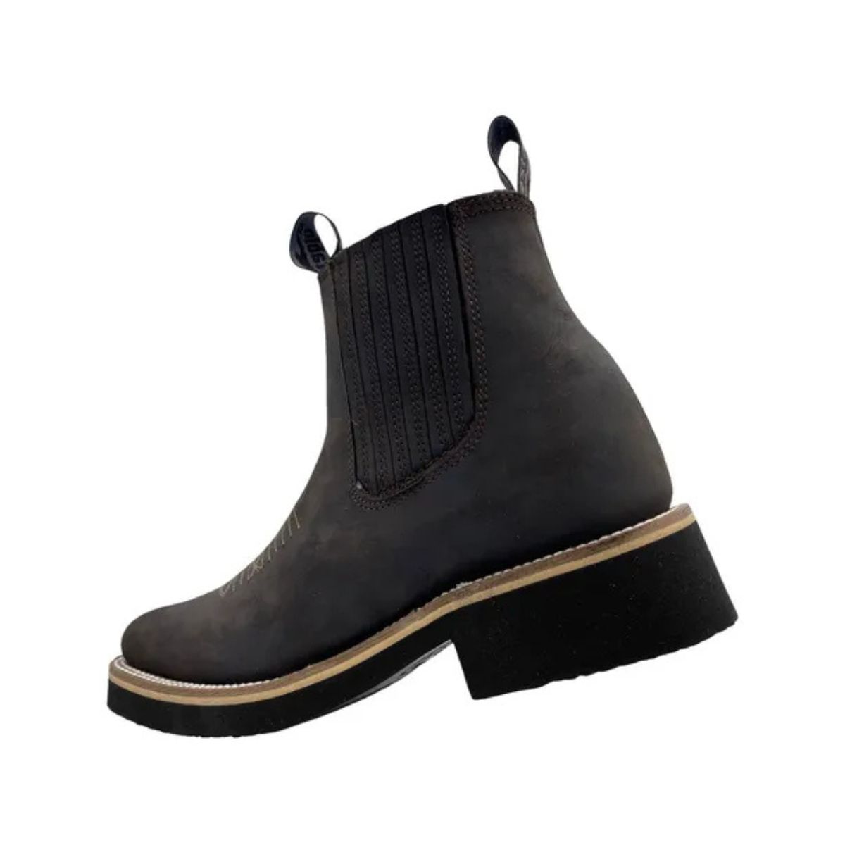 Bota Botin Establo Modelo 980 De Piel Horma Rodeo