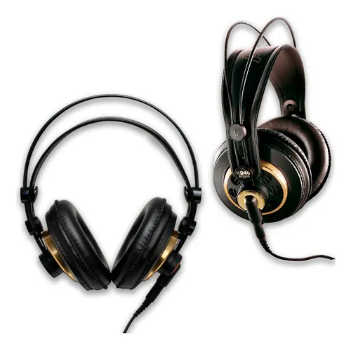 Audífonos Harman Akg K240 Studio Negro Produccion Djs Pro