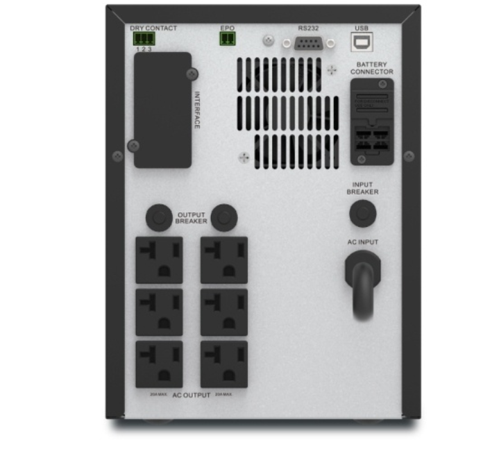No Break APC SMV2000CA Línea Interactiva, 1400W, 2000VA, Entrada 120V, Salida 120V, 6 Contactos. 