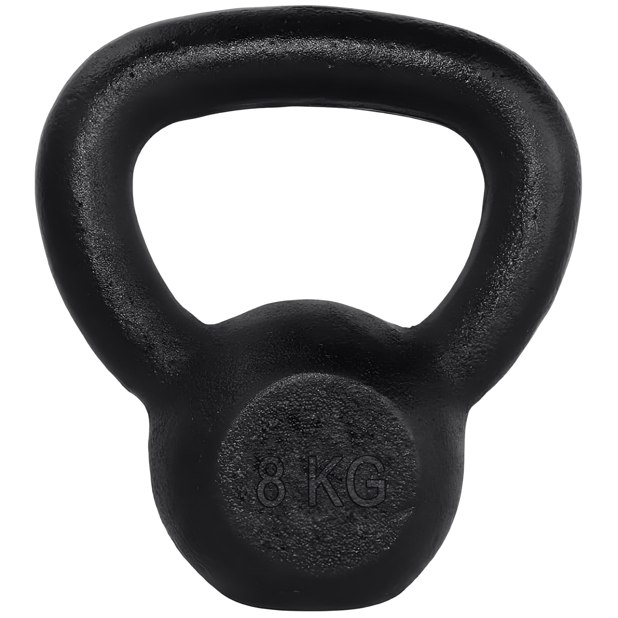 Pesa Rusa X-RUSH 8 kg | Kettlebell Negro para Entrenamiento Funcional, Crossfit y Home Gym