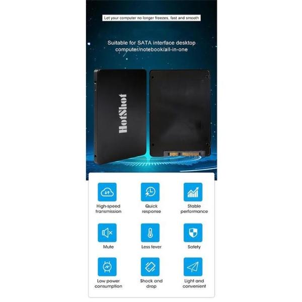 Disco Solido Interno SSD MXYDM-001 2 TB SSD SATA 3,0 TLC Interno Negro, BossDriveYersum