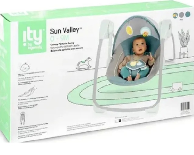 Columpio Portátil Ingenuity Sun Valley 16905 Con Toldo