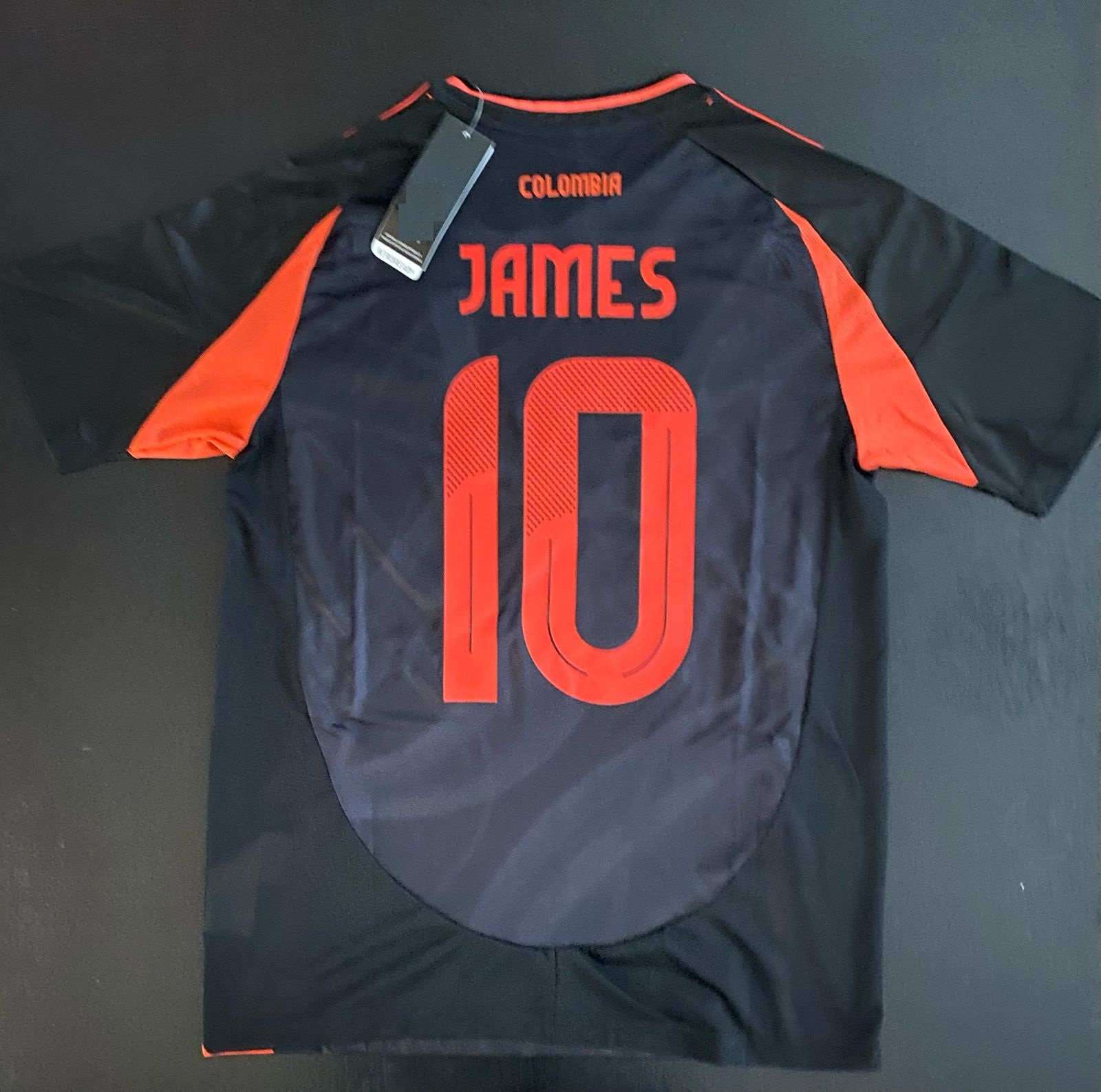 Jersey James Rodriguez 10 Seleccion 2025 Visita Negra  Talla M