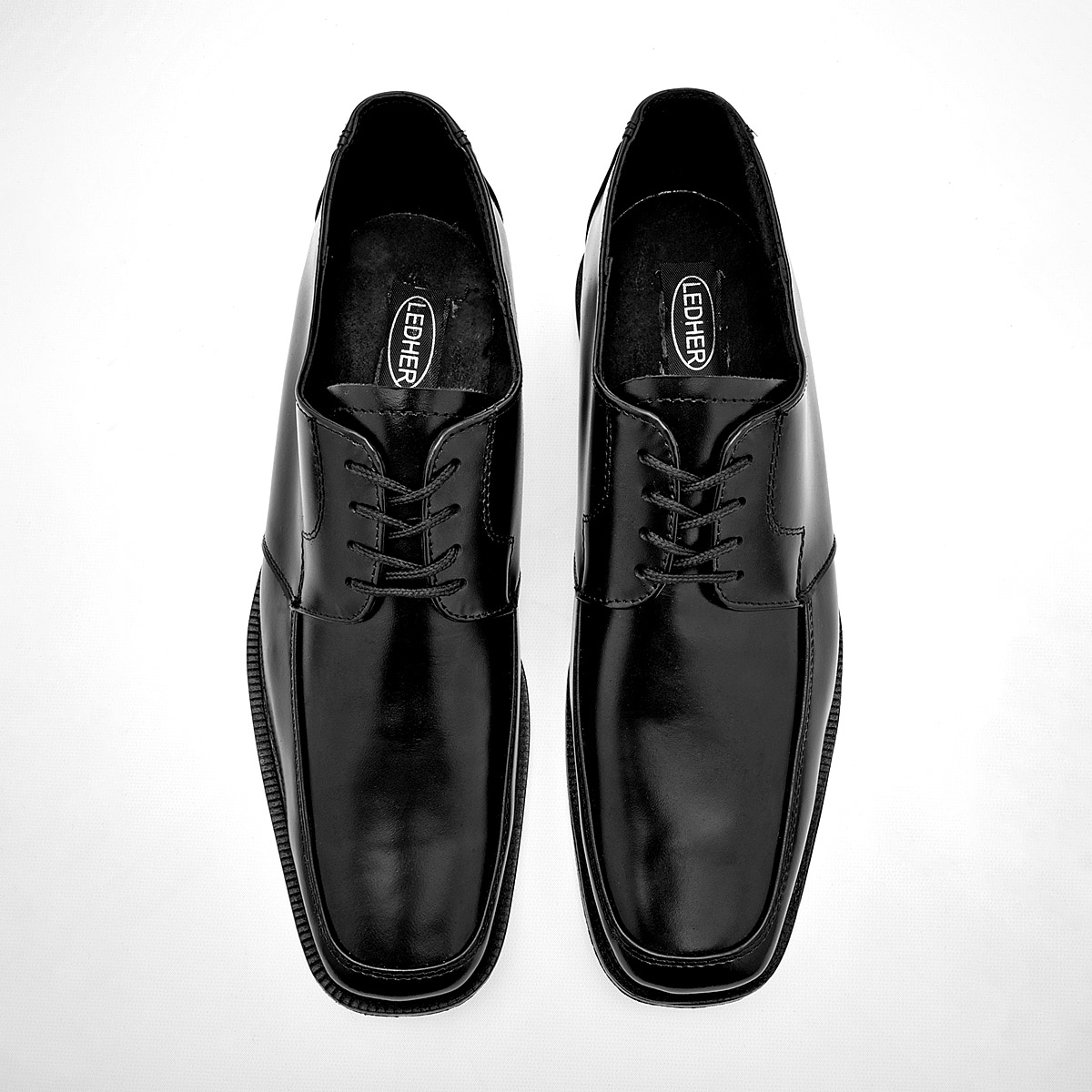 ZAPATO DE VESTIR PIEL  HOMBRE LEDTHER 131 NEGRO OSCARIA