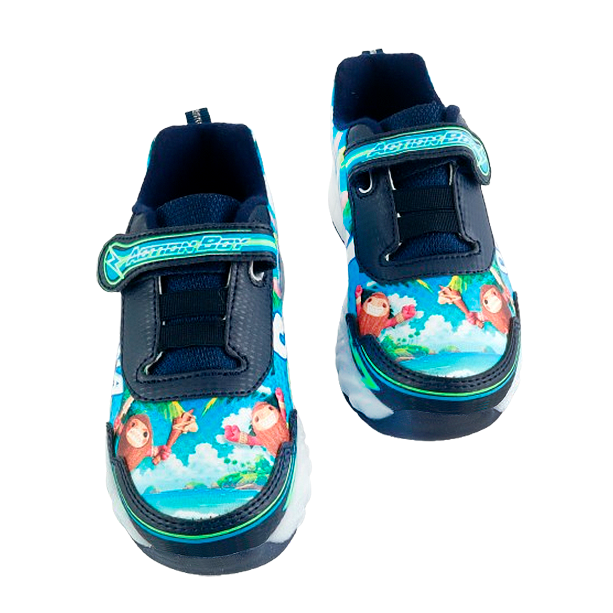 Tenis Lilo Y Stitch Niño Luces Leds Deportivo Cómodo 895-AM