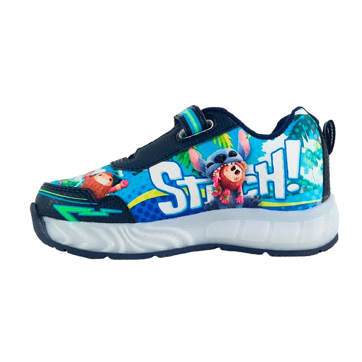 Tenis Lilo Y Stitch Niño Luces Leds Deportivo Cómodo 895-AM