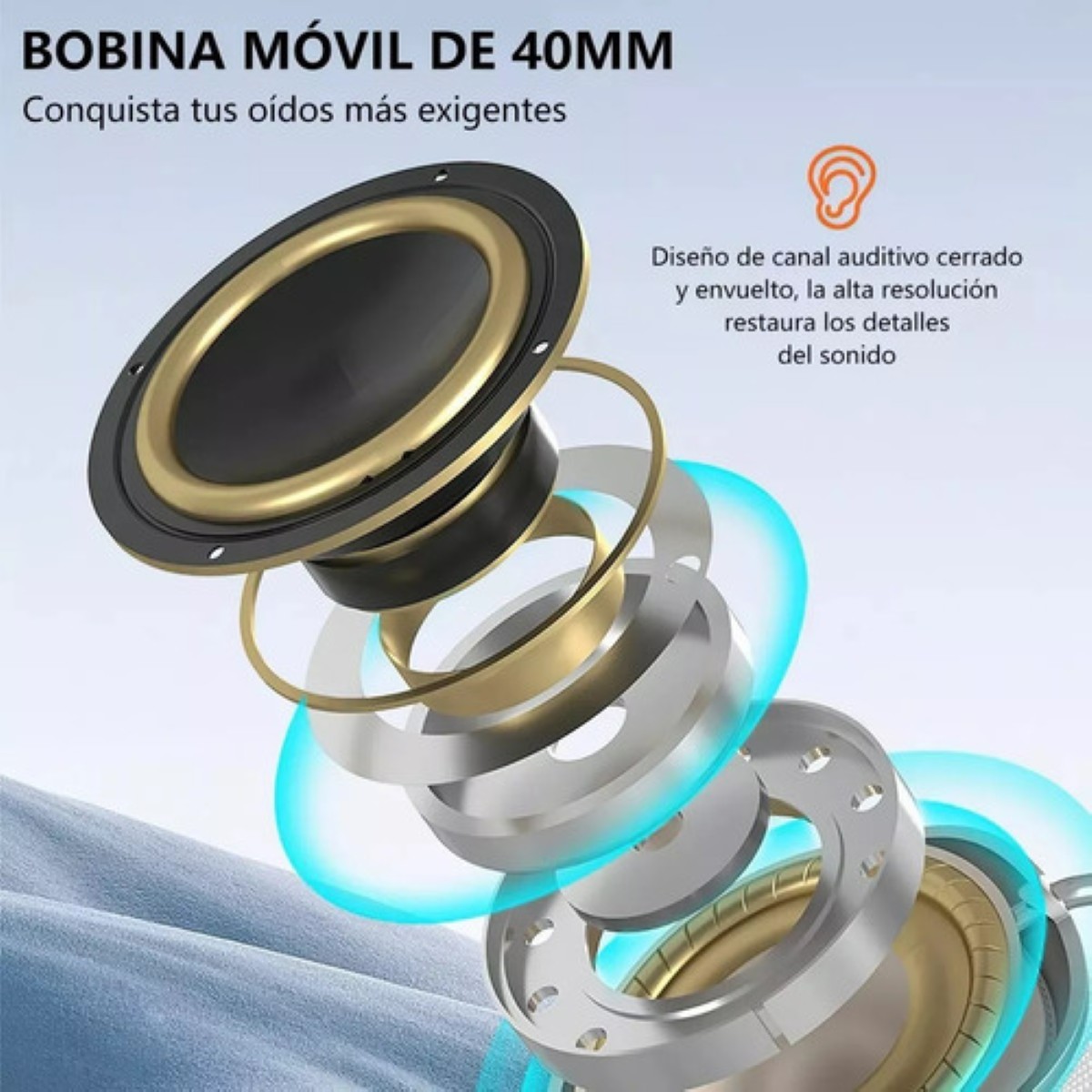 Audífonos Inalámbrico Diadema Con Microfono Bluetooth Gamer NEGROS