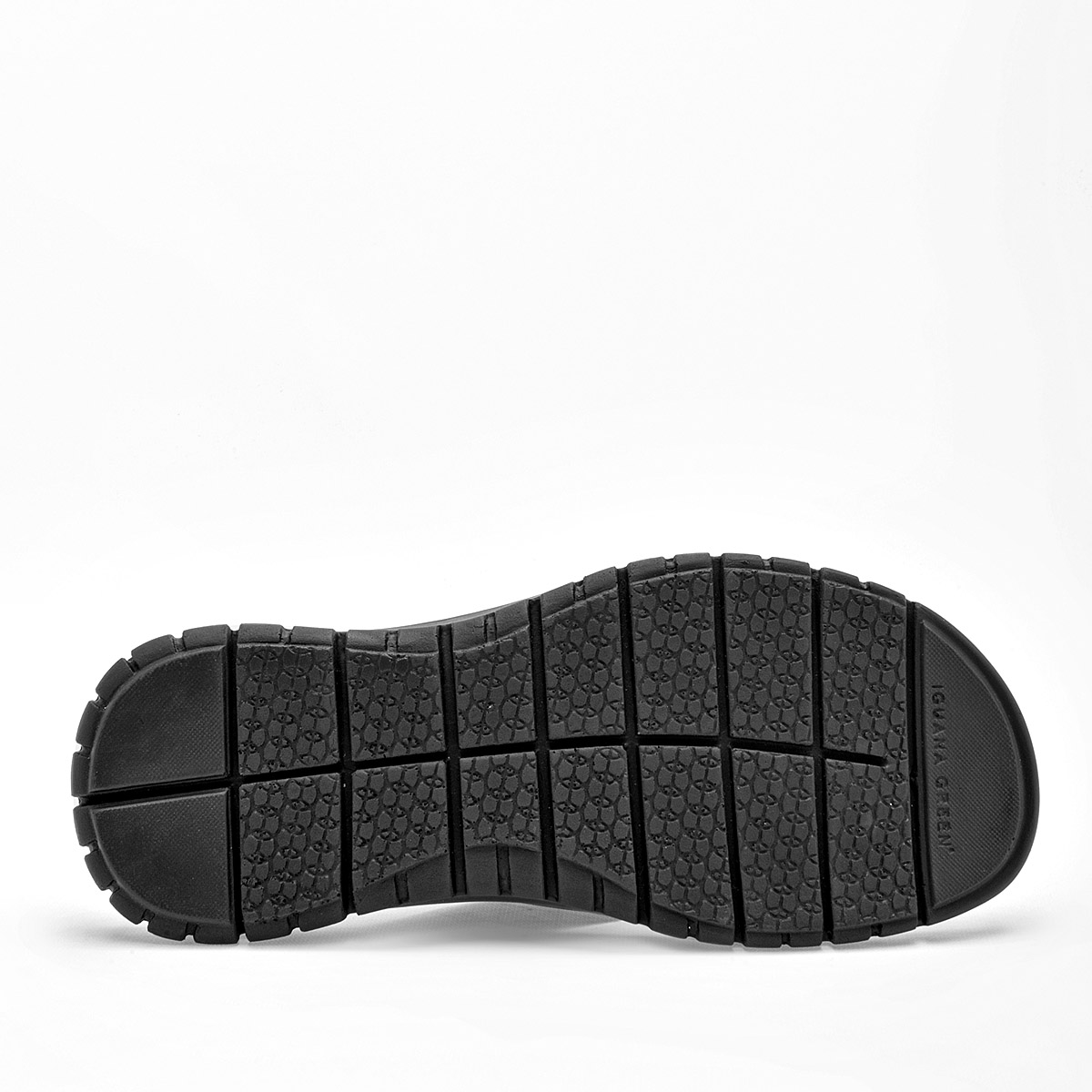 SANDALIA CERRADA IGUANA PARA HOMBRE EN PIEL COLOR NEGRO 191
