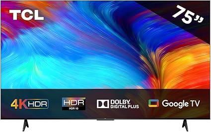 LED TCL 75S451G 75 UHD 4K GOOGLE TV HDR 10