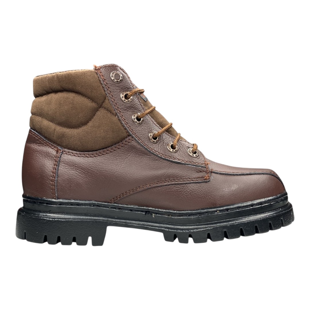 Botas Industriales Seguridad De Trabajo Hombre Cafe Uso Rudo LAS CUATAS ZAPATERIAS.