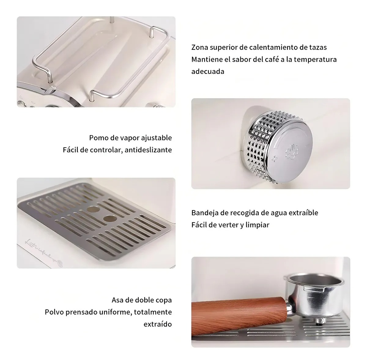 Cafetera Portátil Semiautomática Crm-3017 1100w,cafetera electrica portatil cafetera expreso Blanco