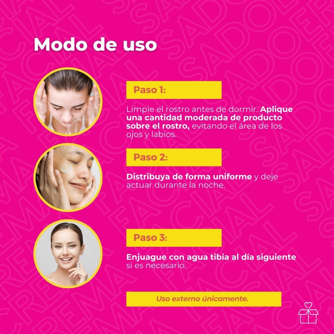 Mascarilla Para Dormir Ácido Kójico Sadoer