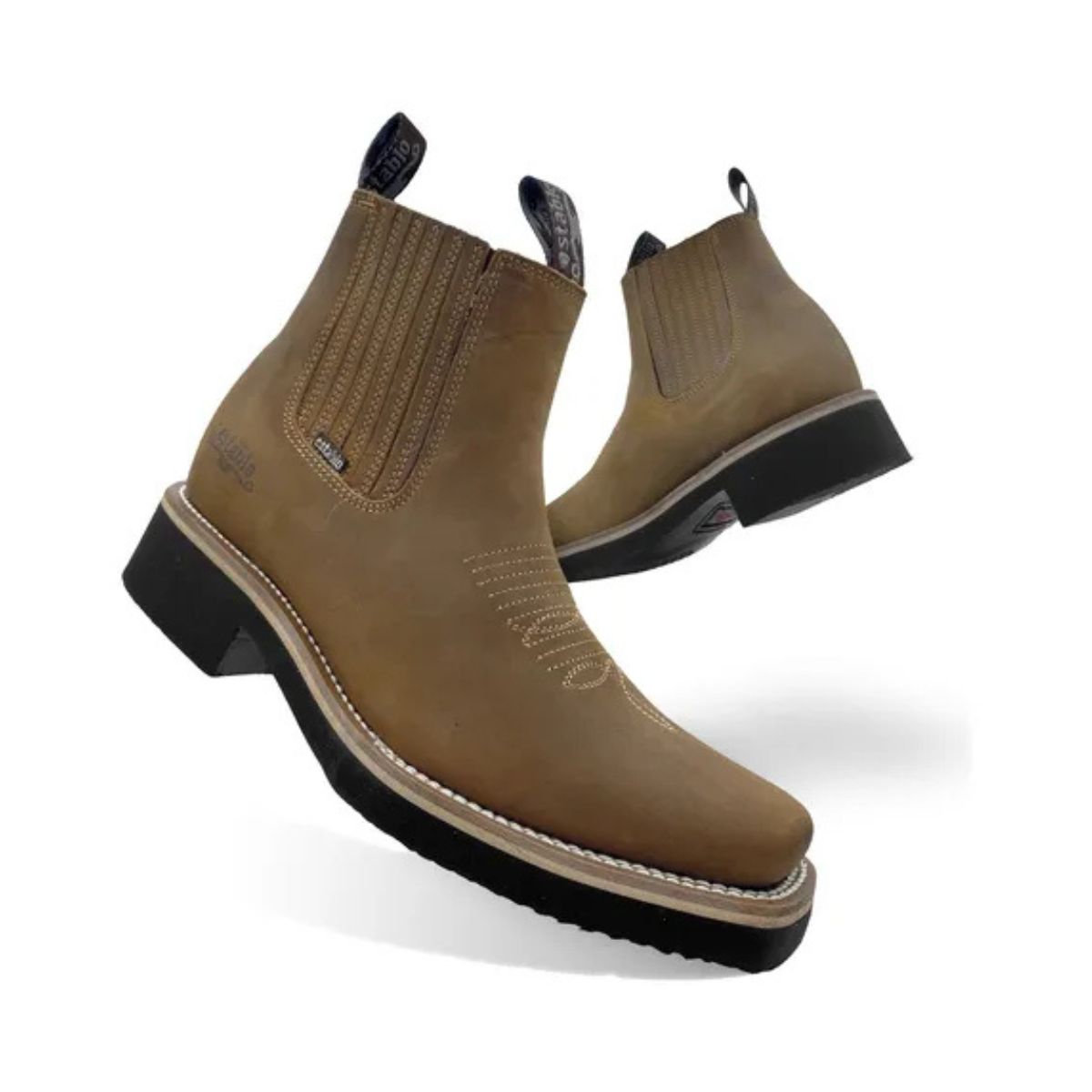 Botin Establo Modelo 981 Piel Res Horma Rodeo Hombre