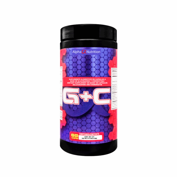 G+C Alpha Nutrition 60 Caps 750mg Glucosamina Condroitina Articulaciones