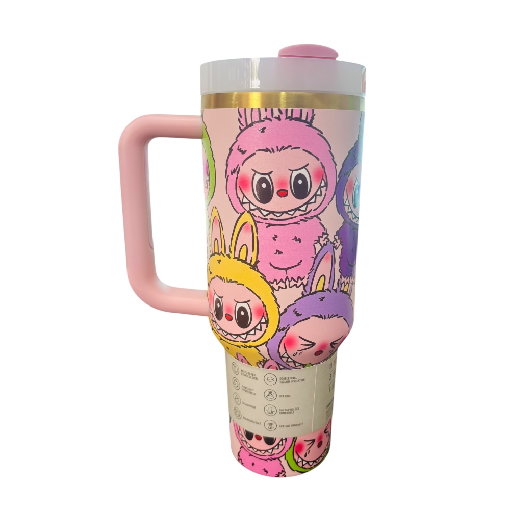 Termo de acero inoxidable Stanley Edición especial Labubu Quencher de 40 onzas