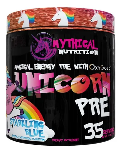 Unicorn Mythical Pre Workout 185g 35 Serv BetaAlanine y Cafeína