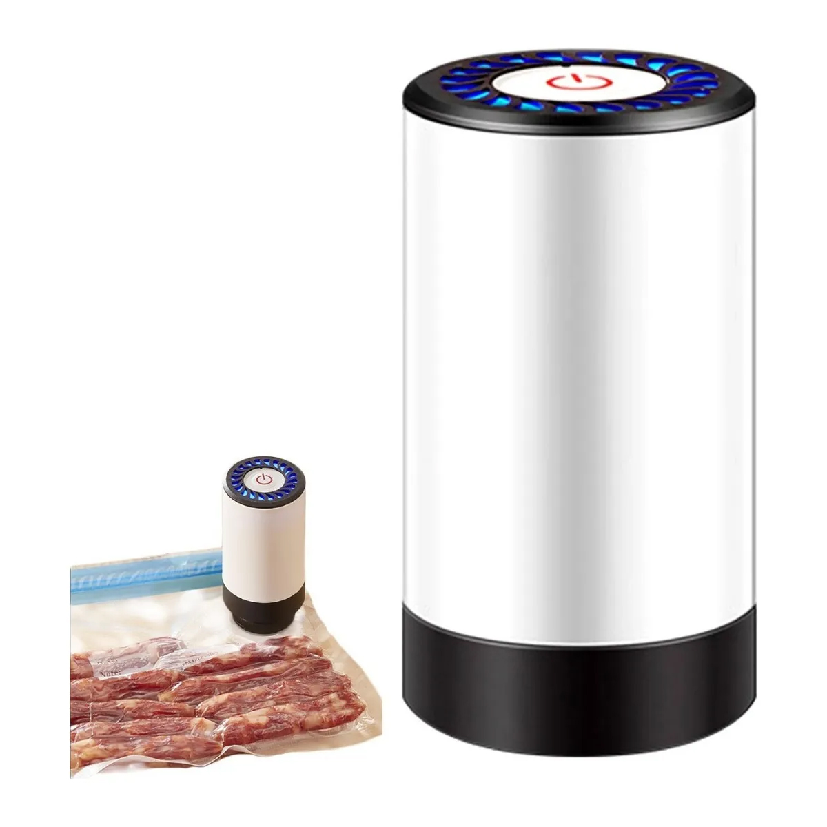 Mini Maquina Bomba Sellado Al Vacio Alimento Cocina Portatil