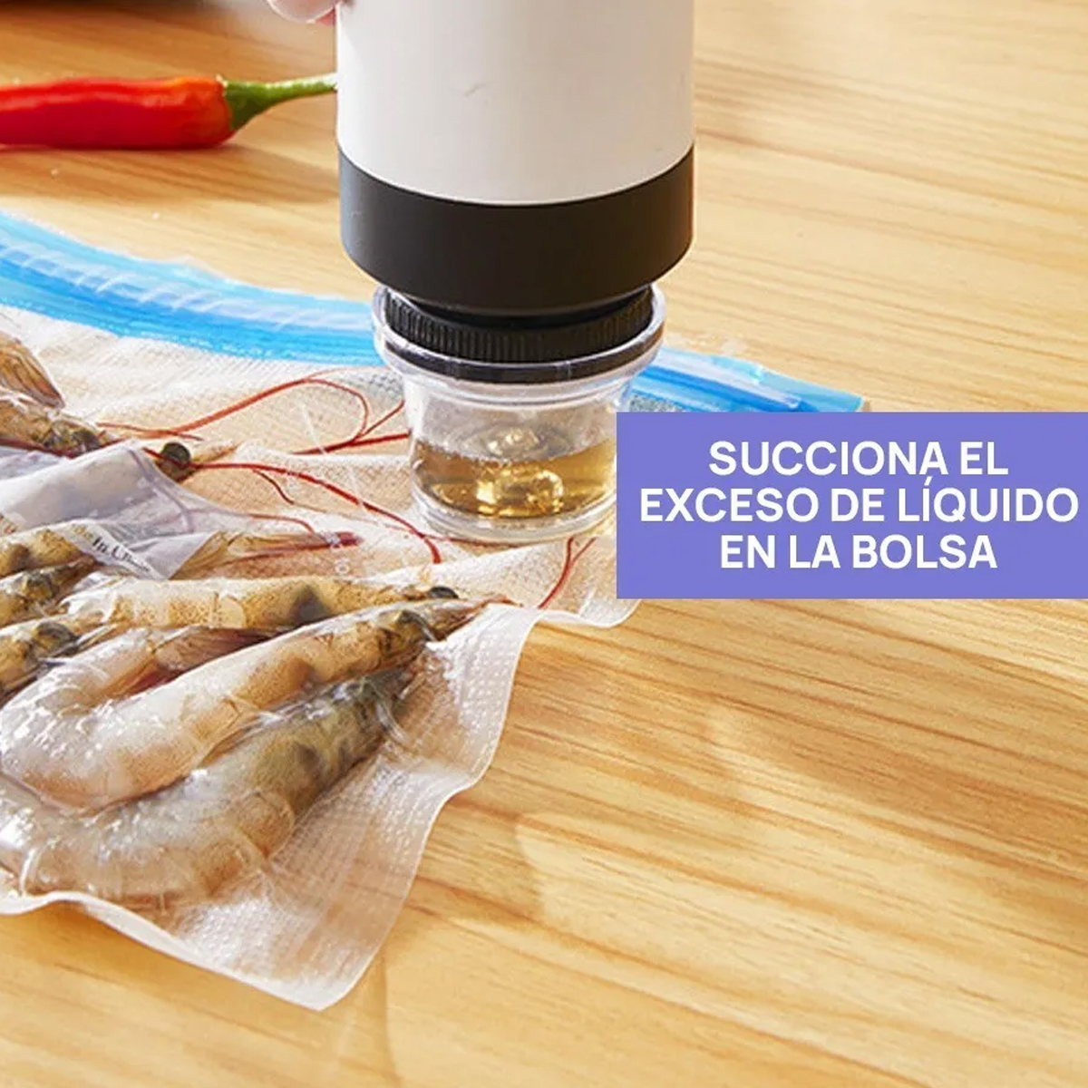 Mini Maquina Bomba Sellado Al Vacio Alimento Cocina Portatil