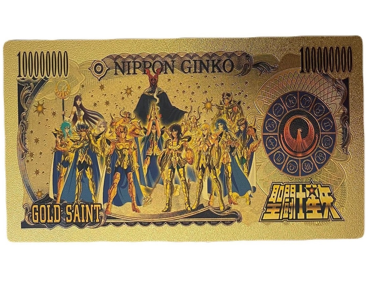 Billete Conmemorativo Anime Saint Seiya Aldebaran de Tauro
