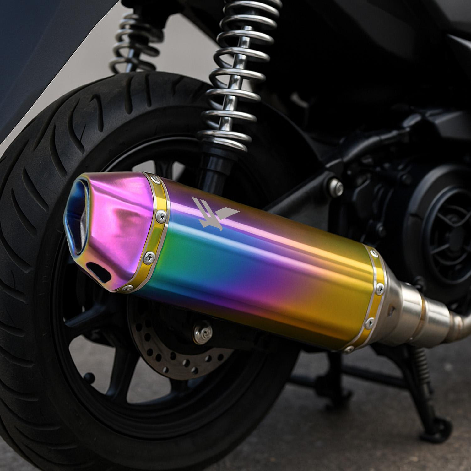 Escape Moto Acero Deportivo Tornasol Universal Silenciador Gutstark