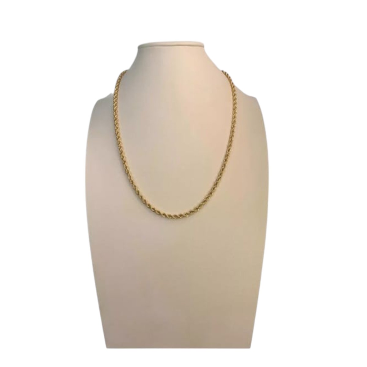 Cadena Torzal 60 cm X 4 mm Oro 14k + Obsequio
