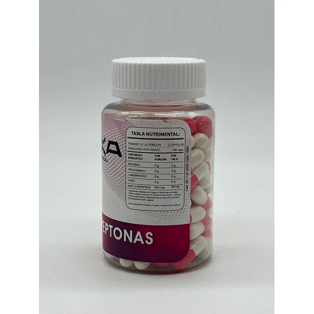Glúteo Peptonas Nexa 100 Cáps Cápsulas Crecimiento en Glúteos y Piernas