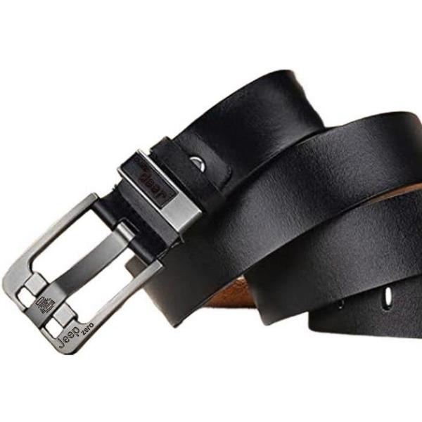 Sujetadores cuero metal casuales MXTBU-009 1Pza 120cm Negro CueroMetal Masculino, BeltStyleBlack