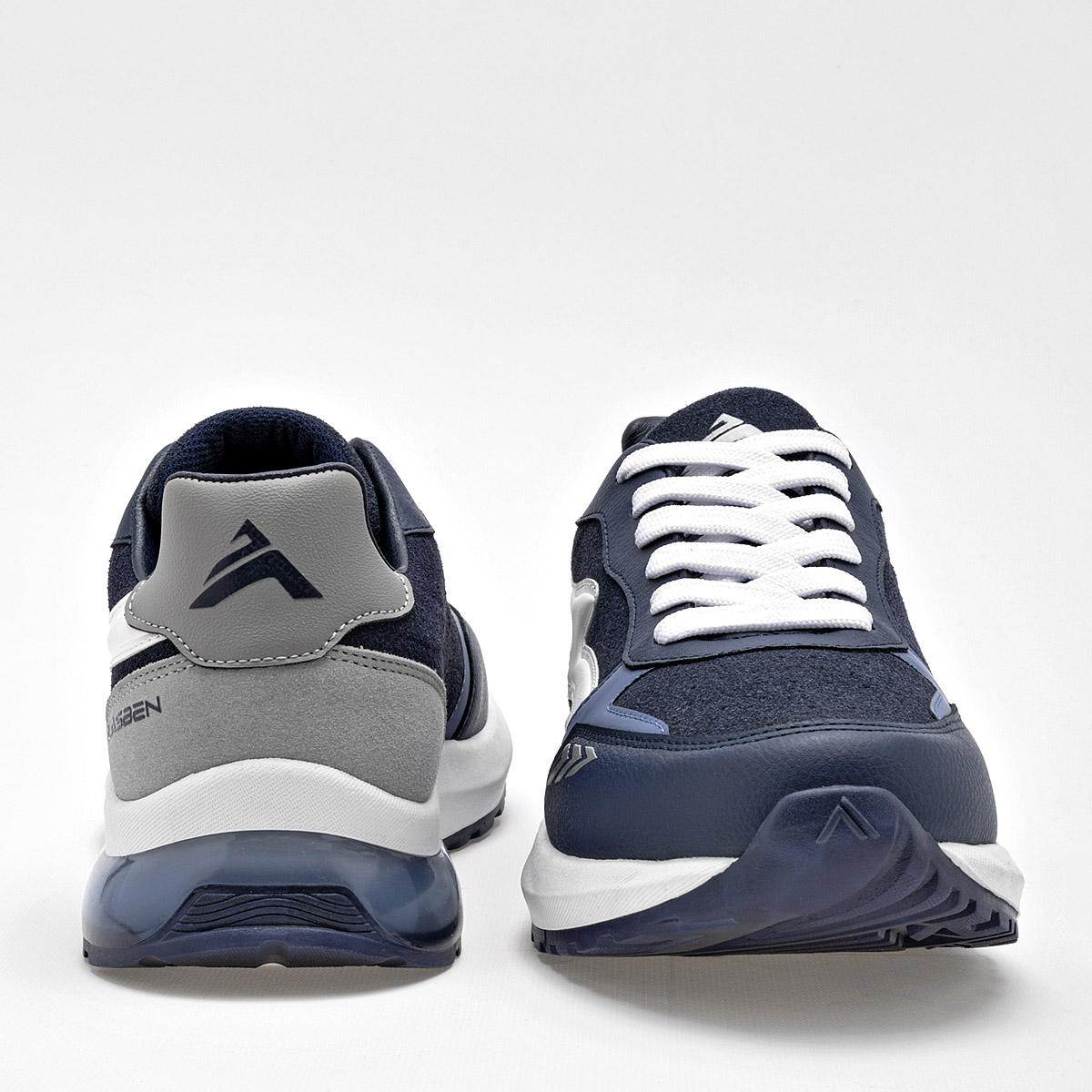 TENIS DEPOTIVO HOMBRE CLASBEN MERCURIO MARINO BLANCO 