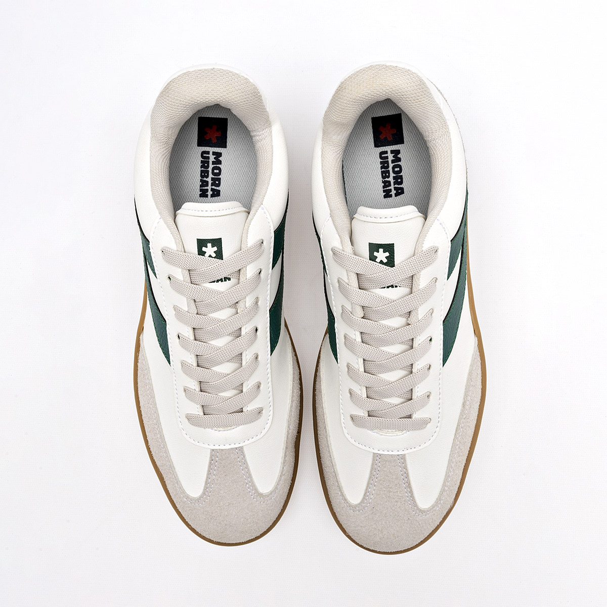 ZAPATO CASUAL HOMBRE MORA URBAN OSCAR BLANCO VERDE 