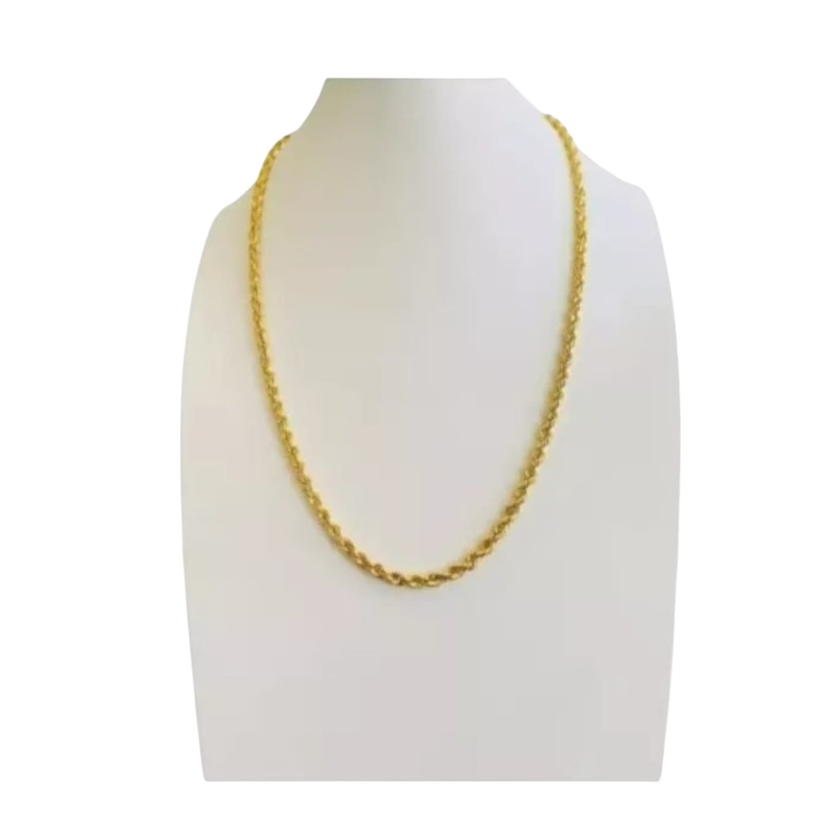 Set Torzal Cadena 50 Cm + Pulsera 18 Cm X 4 Mm Oro 14 K.
