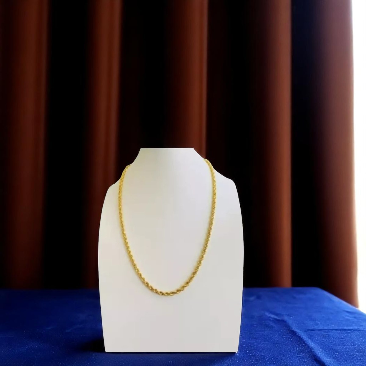Set Torzal Cadena 50 Cm + Pulsera 18 Cm X 4 Mm Oro 14 K.