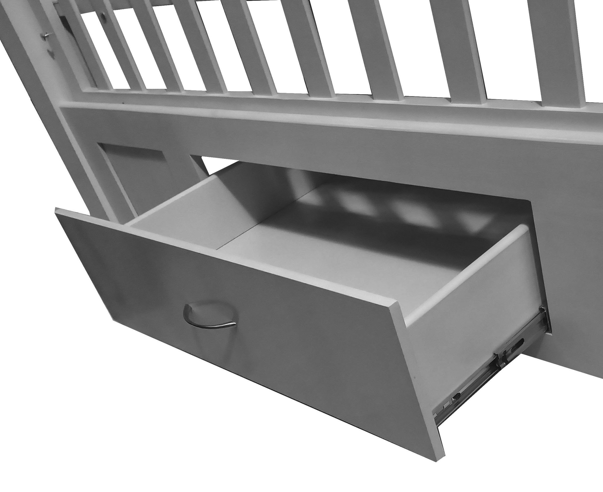 Cuna Cama De Madera Junior con Tabaco y Cajón