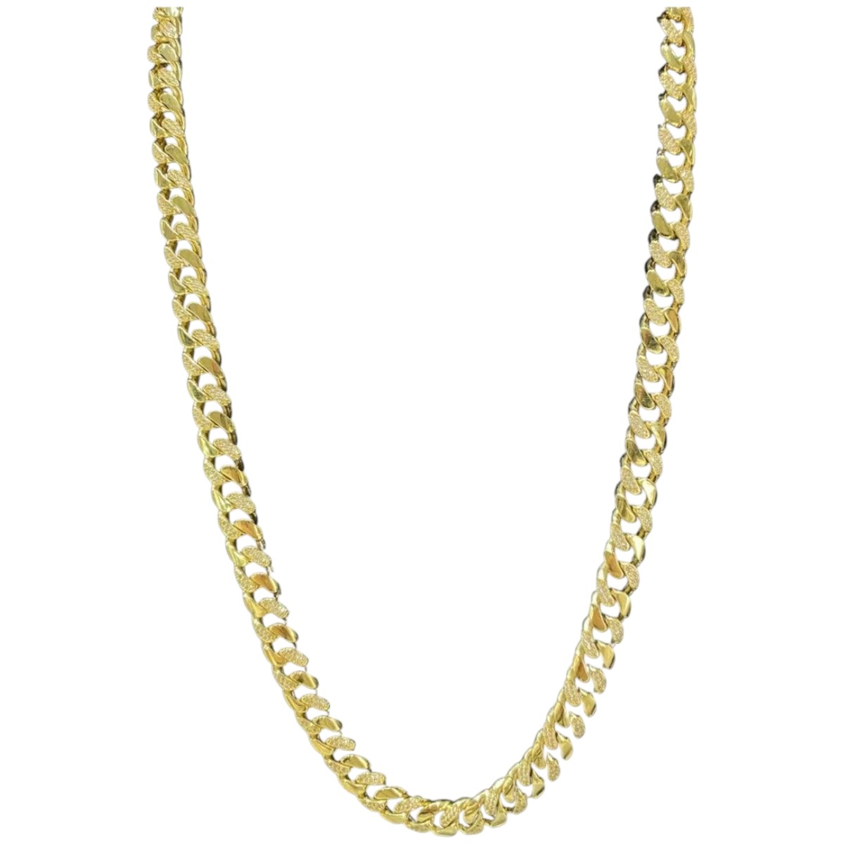 Hermosa Cadena Barbada En Oro De 10 Kilates + Regalo