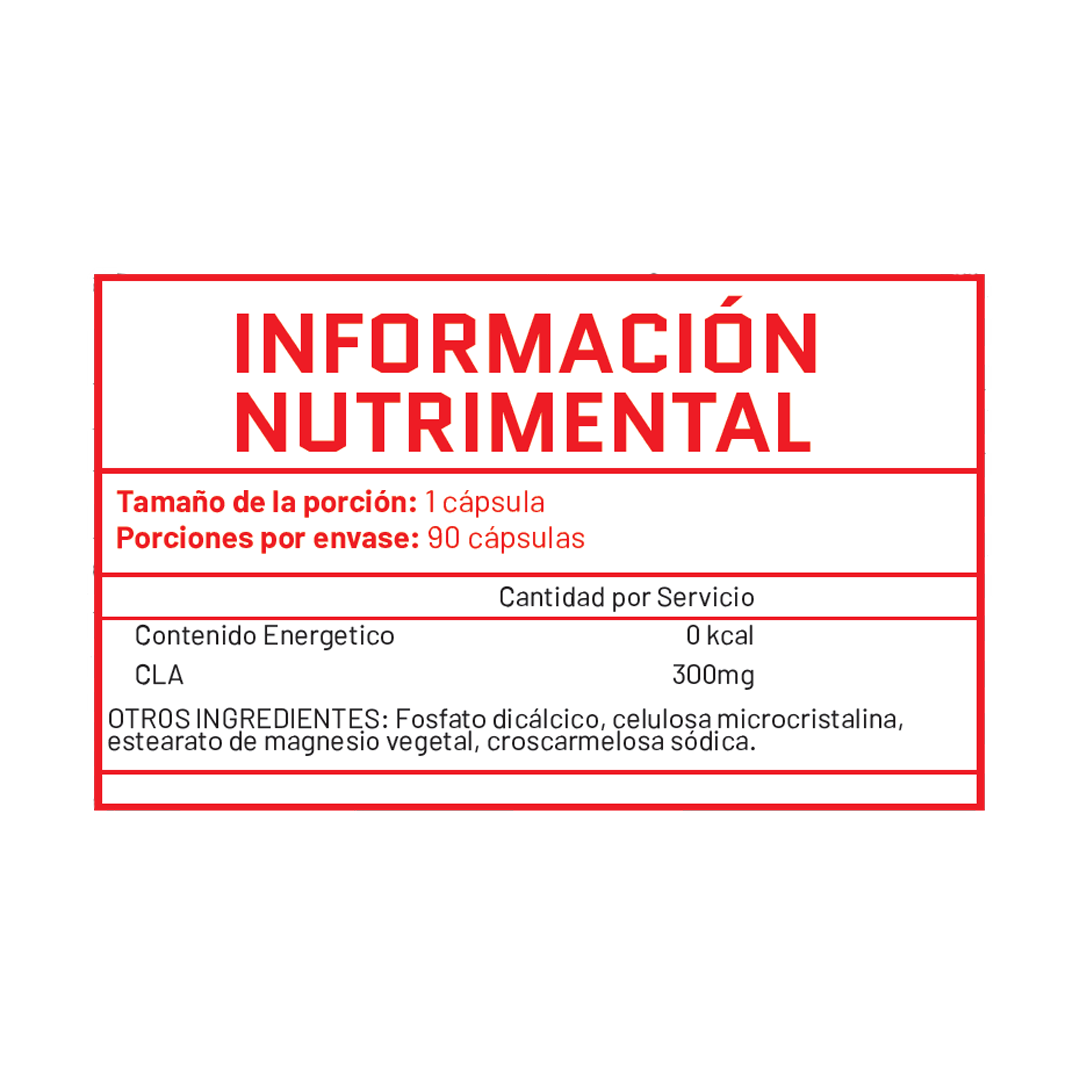CLA – Beastic | Ácido Linoleico Conjugado | 90 Cáps 300mg | Control de Peso