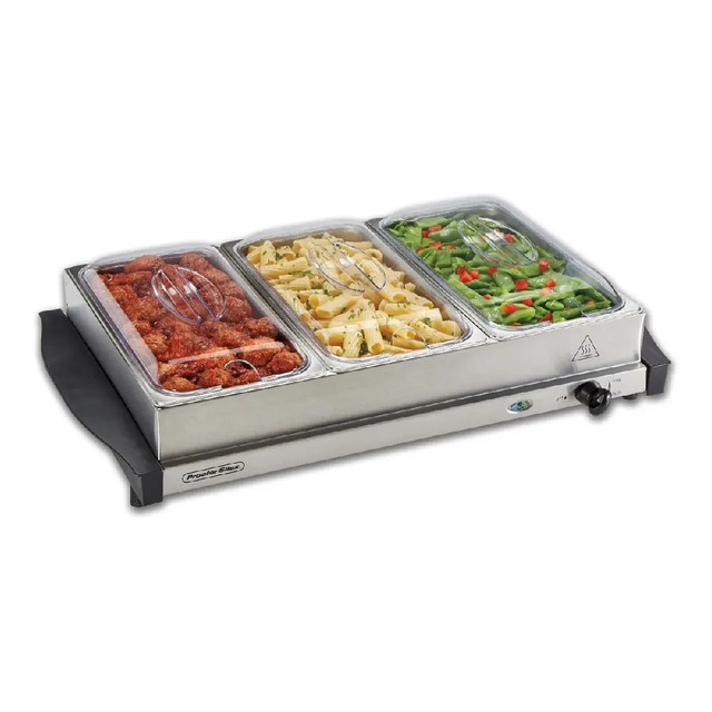Bandeja Bufetera Proctor Silex 34300 3 Bandejas Plateado