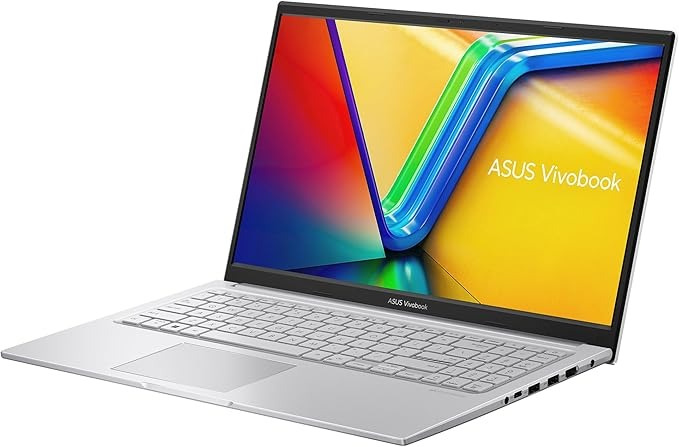 LAPTOP ASUS VIVOBOOK CORE I3 1315U 512GB SSD 8GB DDR4 15.6" FHD TEC/ESP W11H PLATA F1504VA-NJ2533W 90NB10J2-M033N0