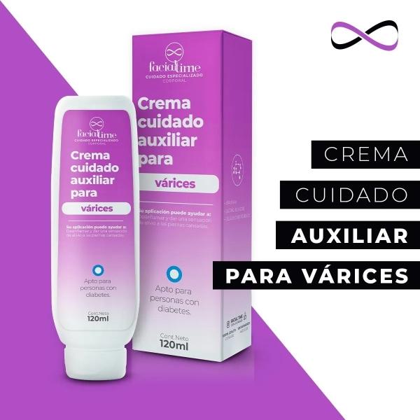 FACIALTIME crema para varices 3 pack 120ml alivio piernas cansadas y pesadas