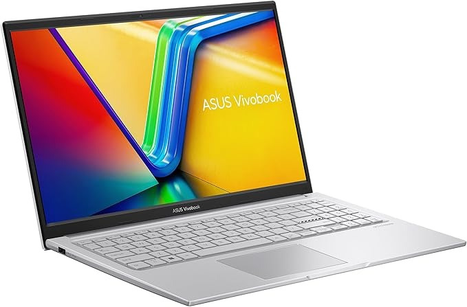 LAPTOP ASUS VIVOBOOK CORE I3 1315U 512GB SSD 8GB DDR4 15.6" FHD TEC/ESP W11H PLATA F1504VA-NJ2533W 90NB10J2-M033N0