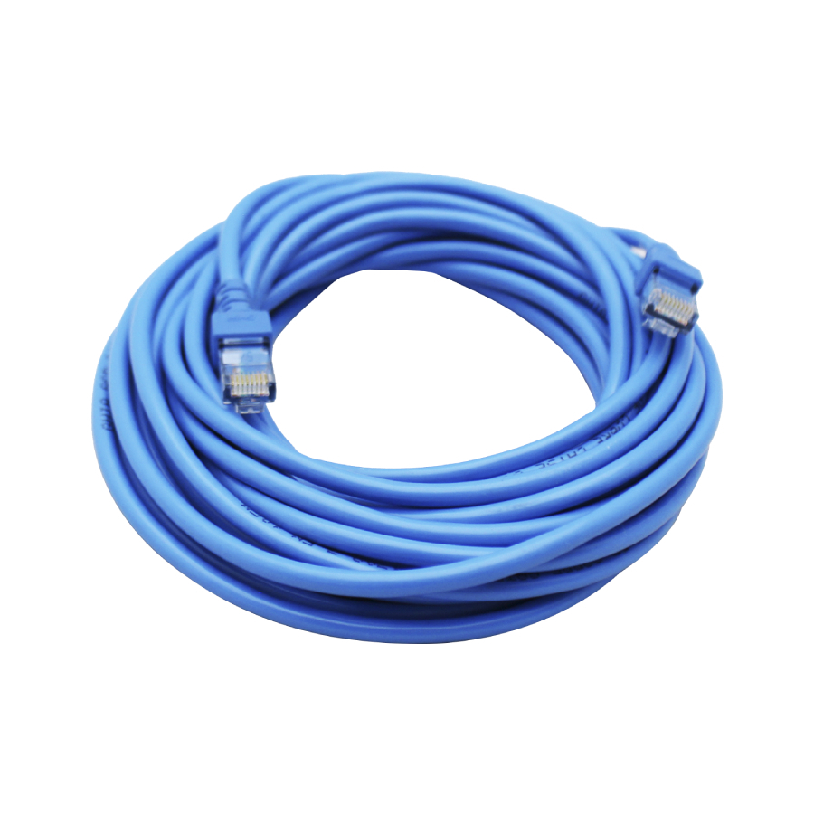 Cable de red GHIA GCB-017 7.5 metros 100% cobre Color azul internet pc redes laptop mac casa