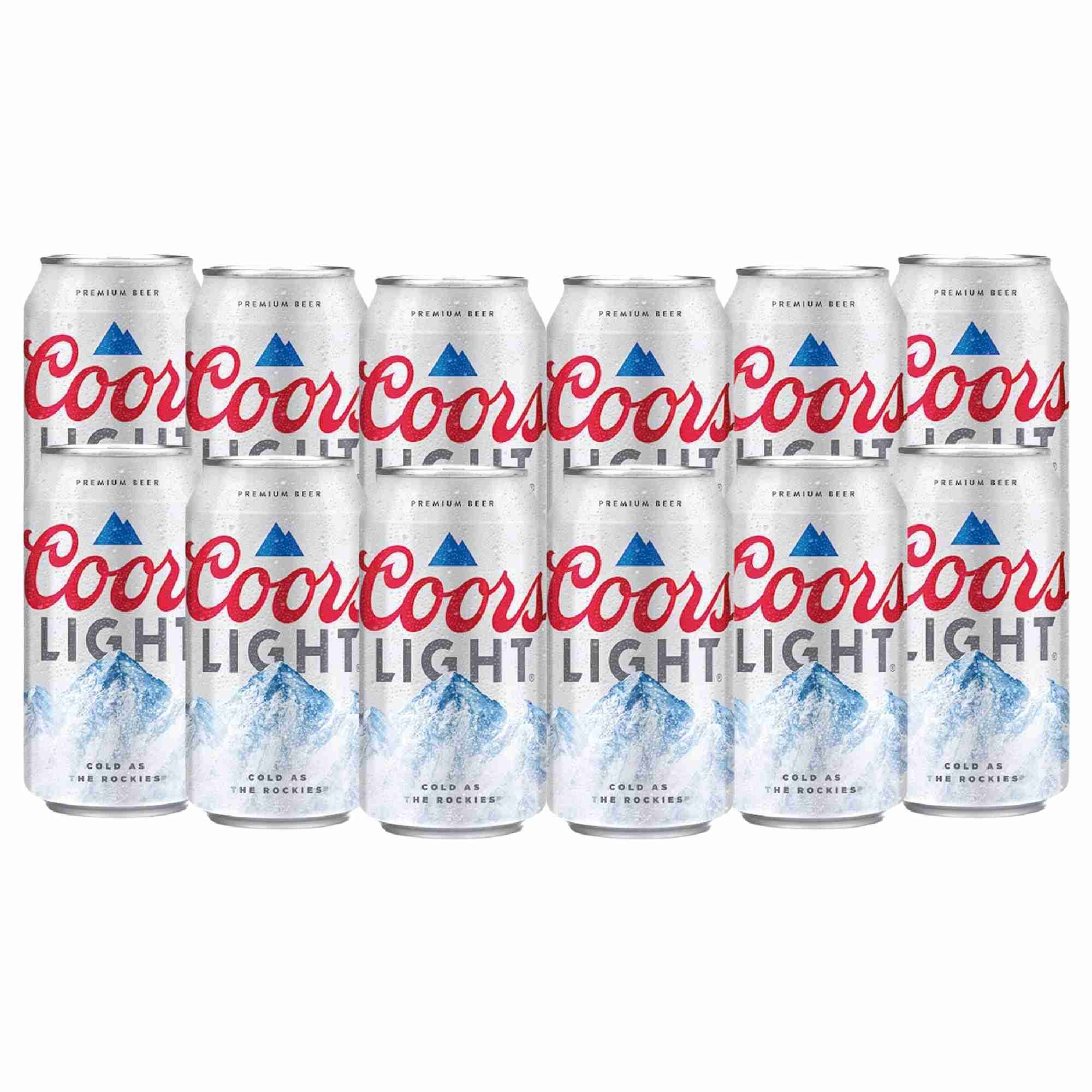 Cerveza Coors Light 473 ml Lata 24 Pack