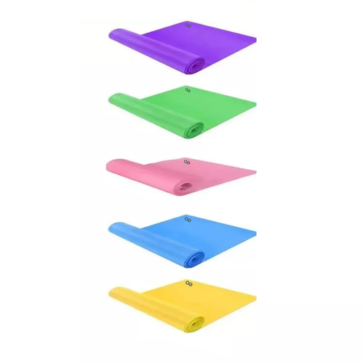 Bandas De Resistencia De Ejercicio Elastica Para Casa 5 Pcs