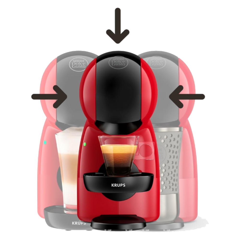Cafetera Multibebidas Cápsulas Krups Dolce KP1A0PMX Roja