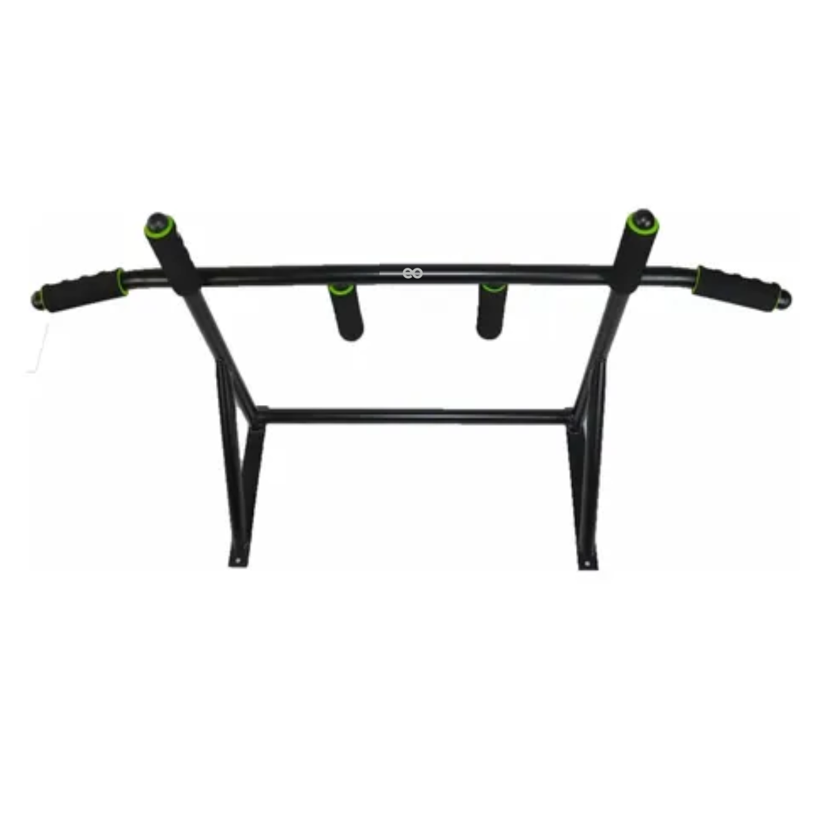 Barra Para Dominadas Ejercicio En Casa Abdominales Negro Puño Negro/Verde