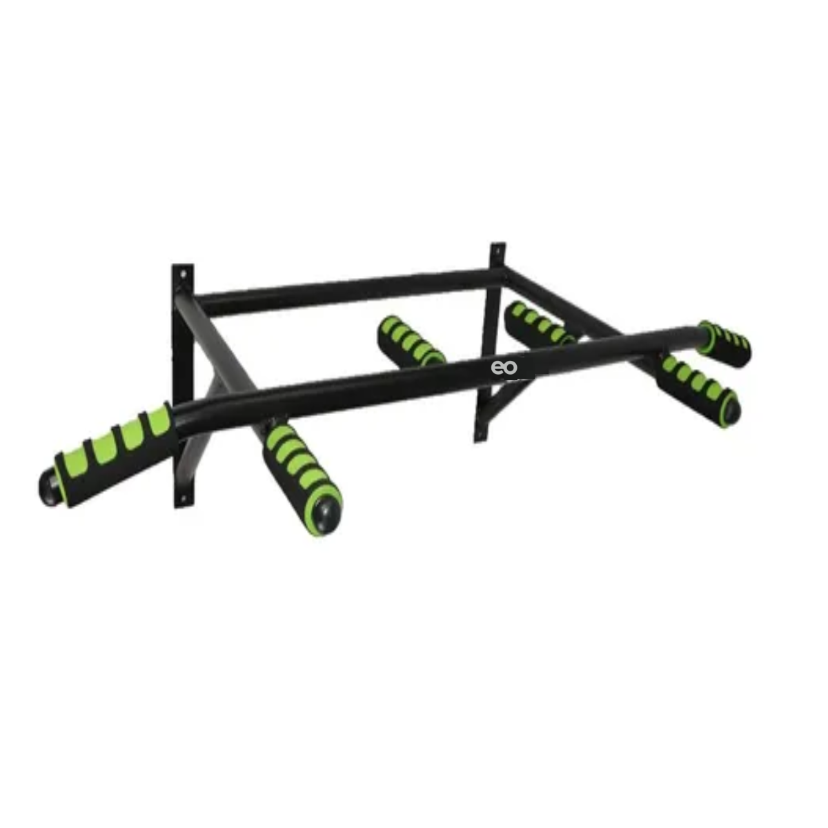 Barra Para Dominadas Ejercicio En Casa Abdominales Negro Puño Negro/Verde