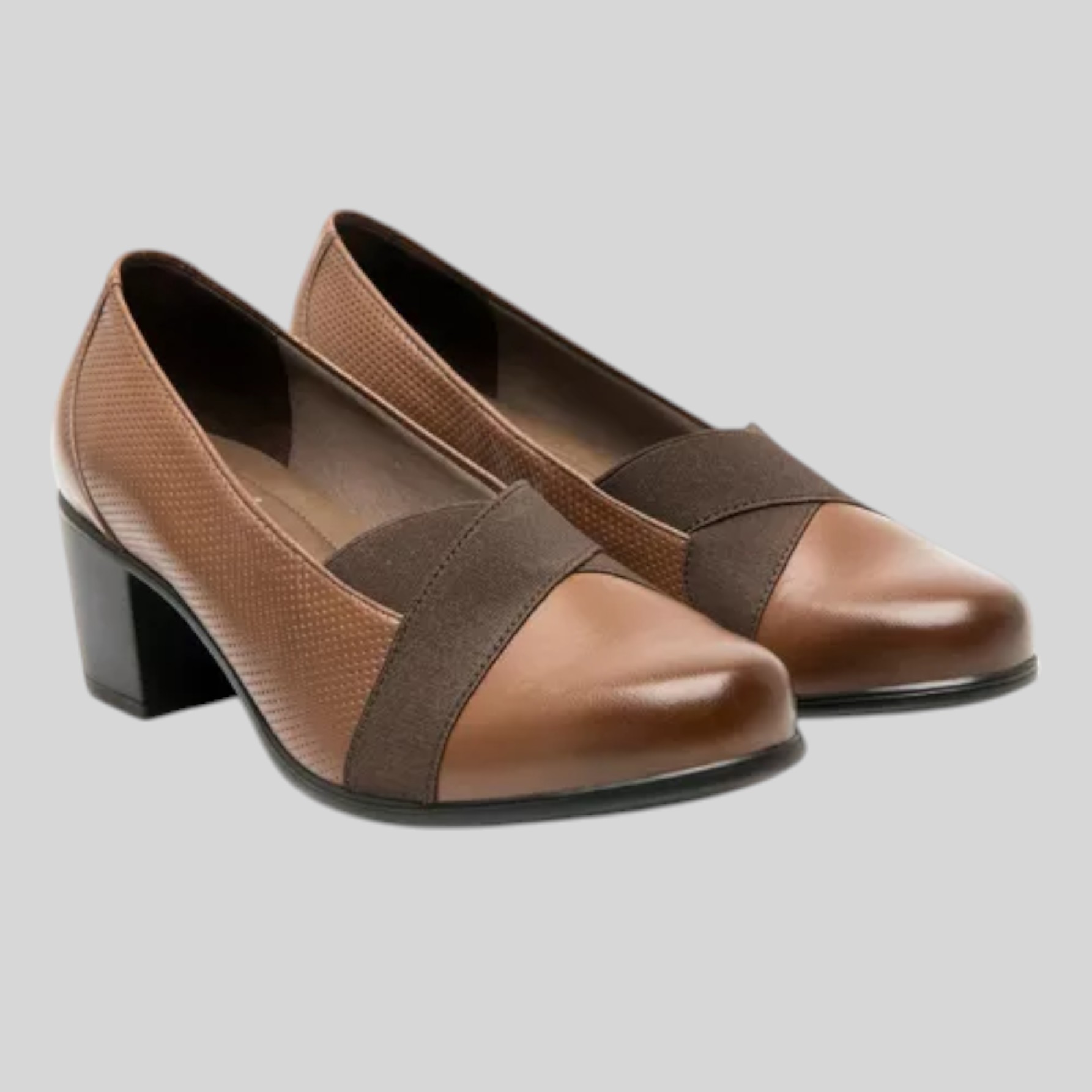 Zapato Flexi Mujer Casual Piel Con Tacón 110403caf